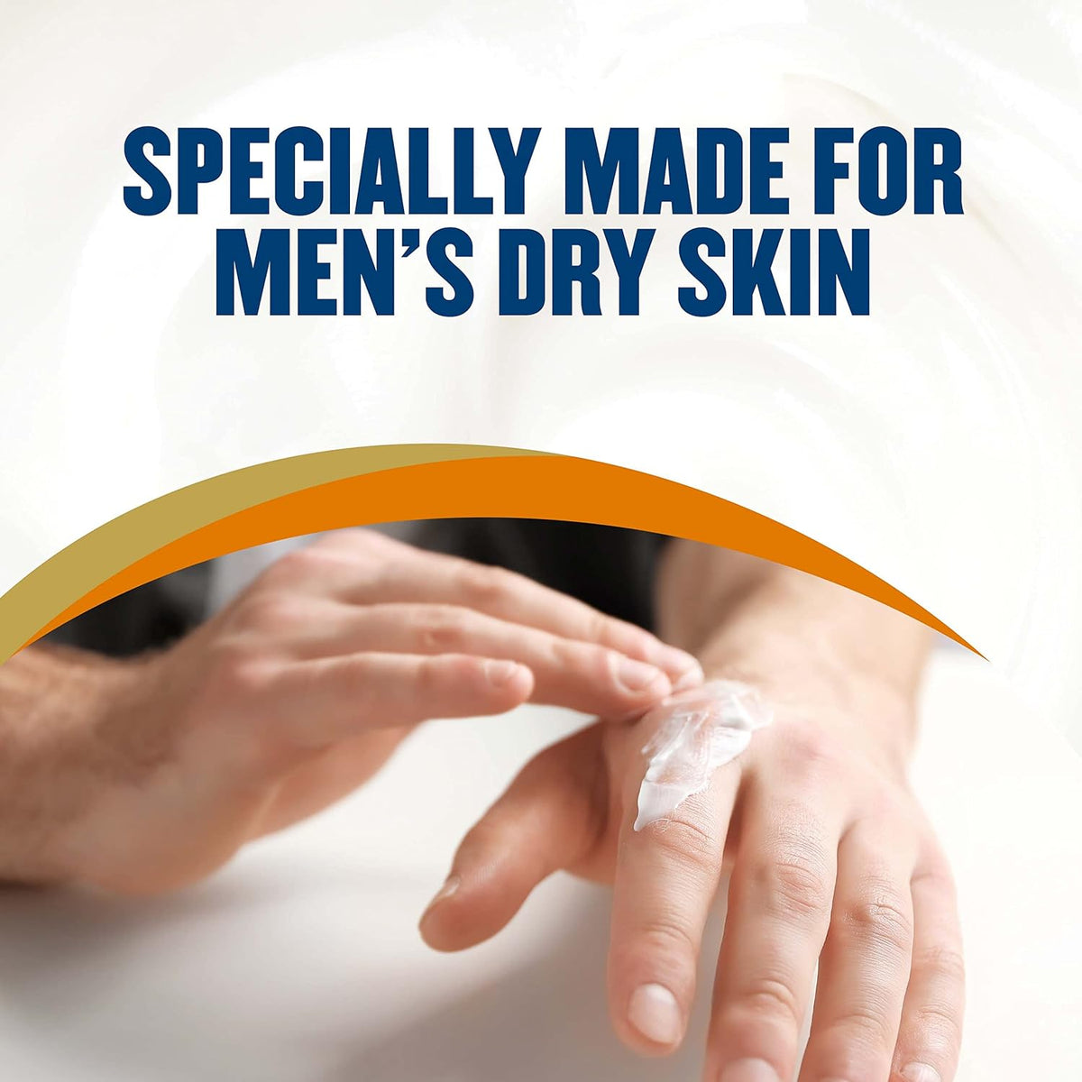 fast-absorbing, non-greasy daily cream texture