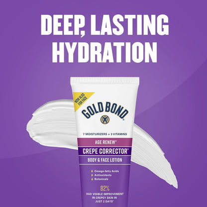 fast-absorbing, non-greasy texture suitable for both face and body