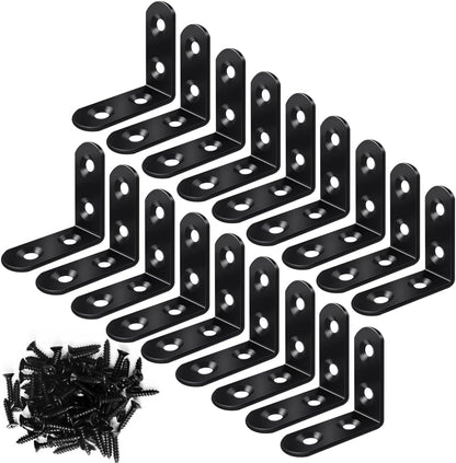 FATLODA L Bracket Set – Home Office Workshop Bracket for Wobbly Desk Repairs and Custom Shelving