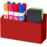 BEYGORM Magnetic Acrylic Marker and Eraser Holder for Fridge and Whiteboard – Sleek Tool-Free Organizer for Intentional, Uncluttered Spaces