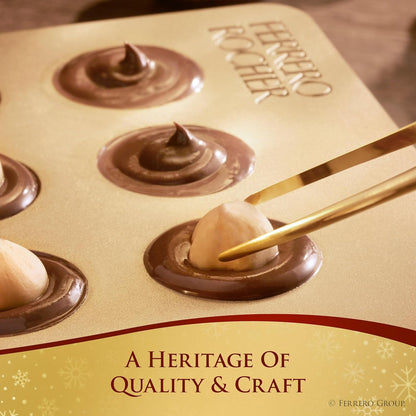 Ferrero Collection Assorted Confections – Ready-to-Give Birthday Gift for Women, Mom, or Couples, 4.6 oz Gold Gift Box