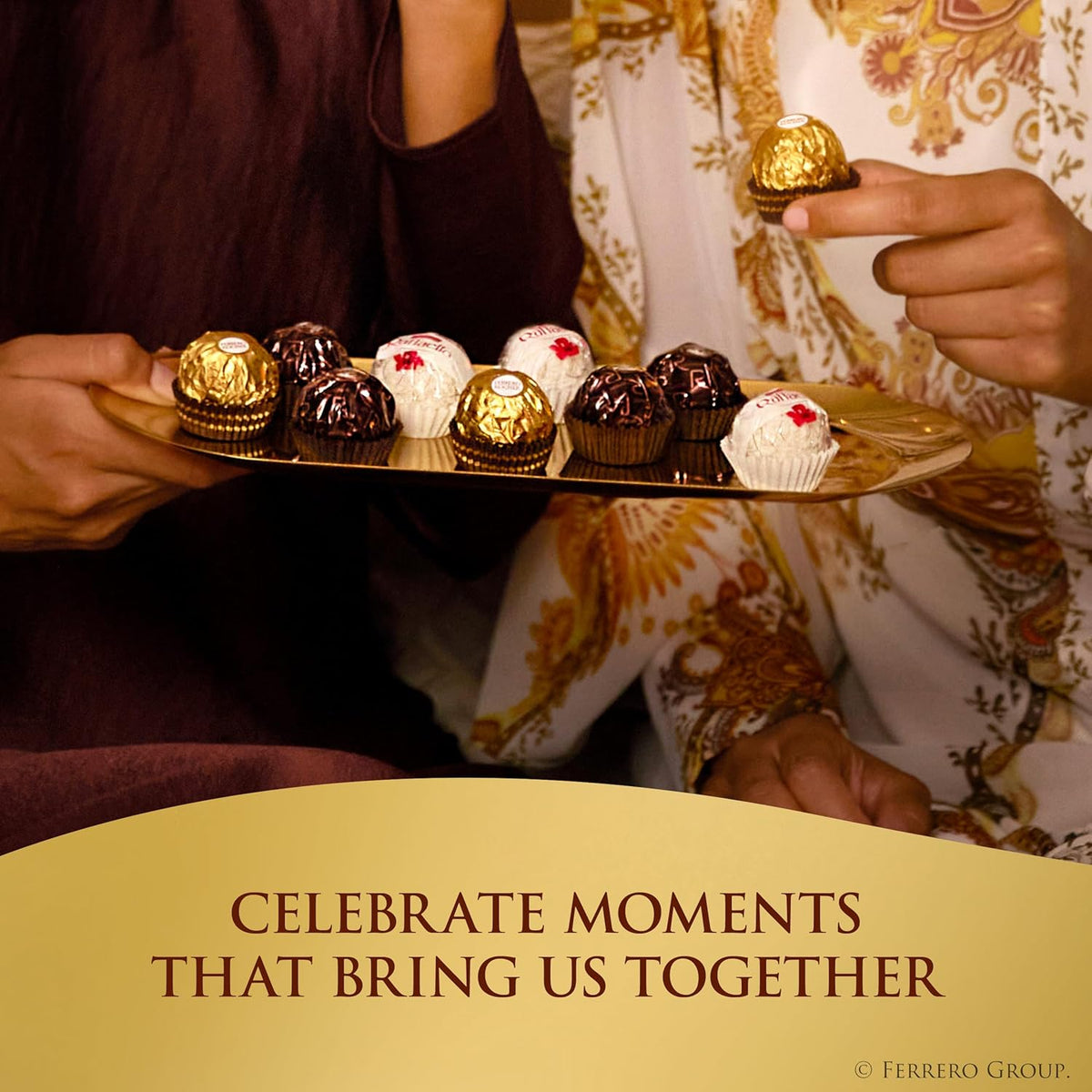 Ferrero Collection Hazelnut Coconut and Dark Chocolate – Luxury Italian Confection for After-Dinner Indulgence, 6.1 oz Box
