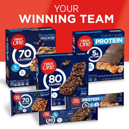 Fiber One Chewy Bars Oats and Chocolate – Gut Health Mindful Snack for Handbag and Work Bag, Mega Pack 15 Ct
