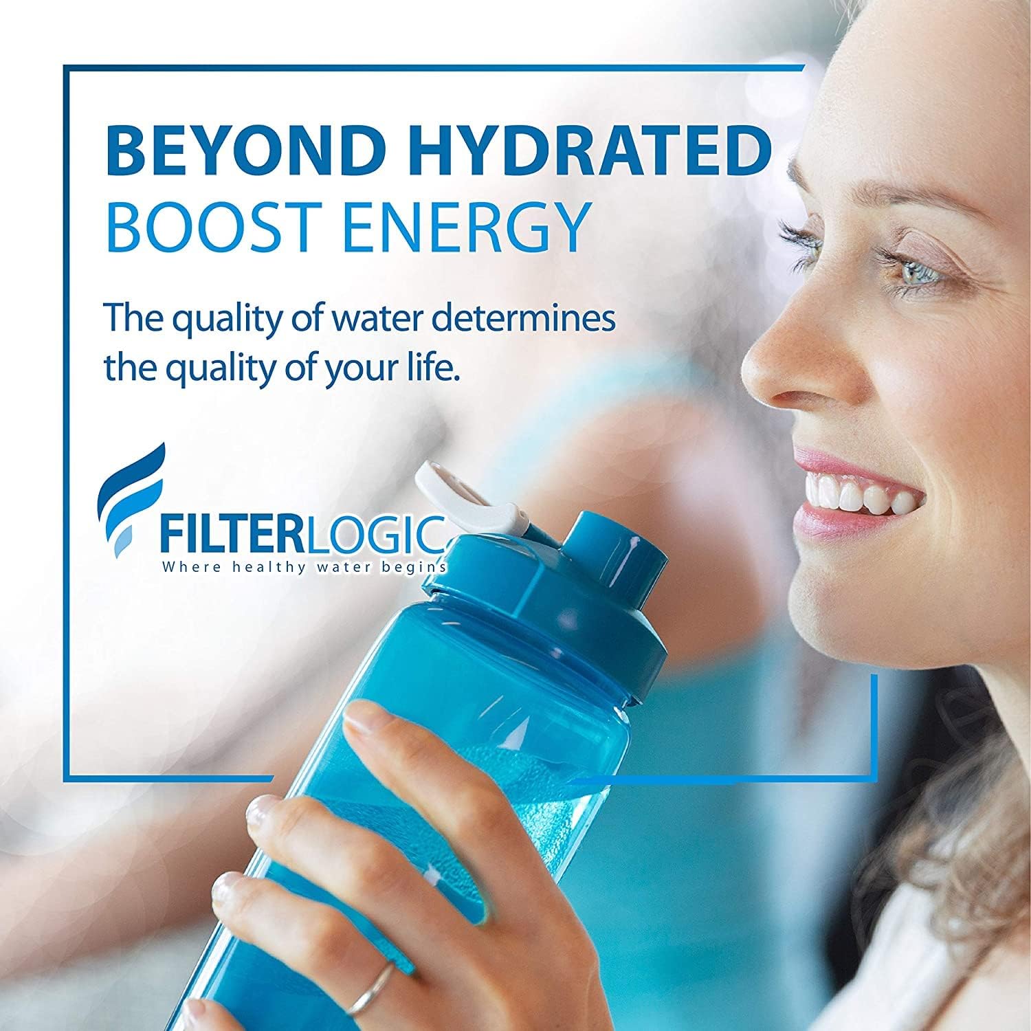 FilterLogic NSF Certified Water Filter 6-Pack for Brita Pitchers – Family-Safe Drinking Water for Nursery & Kitchen