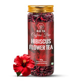 BLUE TEA Hibiscus Loose Leaf – Thoughtful Birthday Gift for Her in Reusable Pet Jar Packaging
