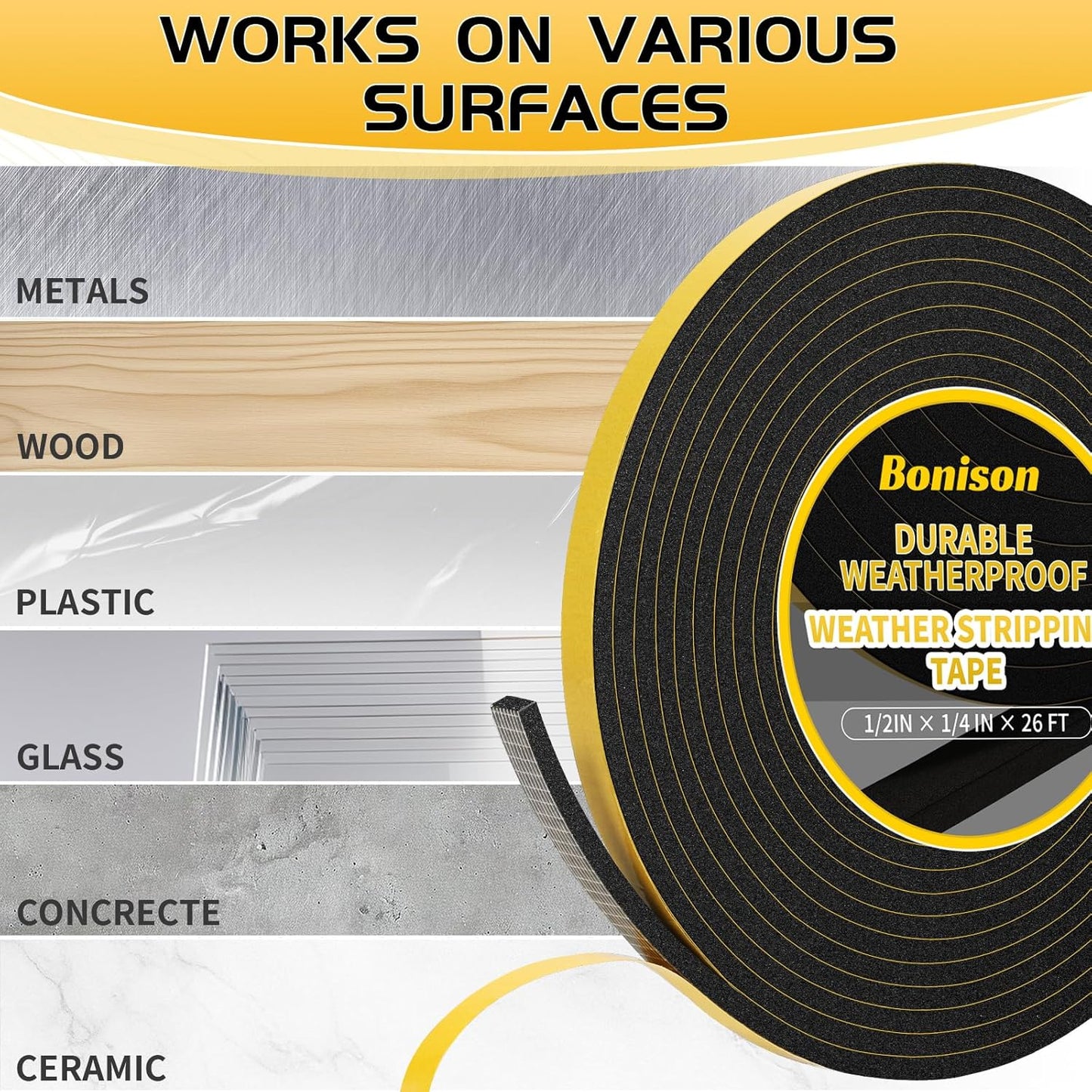 Foam Seal Solutions - Calming Bedroom Wind-Down Draft Stopper for Restful Sleep