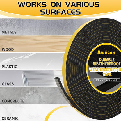 Foam Seal Solutions - Calming Bedroom Wind-Down Draft Stopper for Restful Sleep