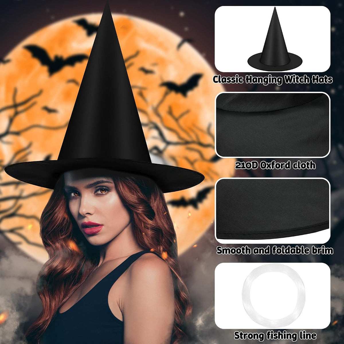 foldable brim that twists into figure-8 shape for compact storage