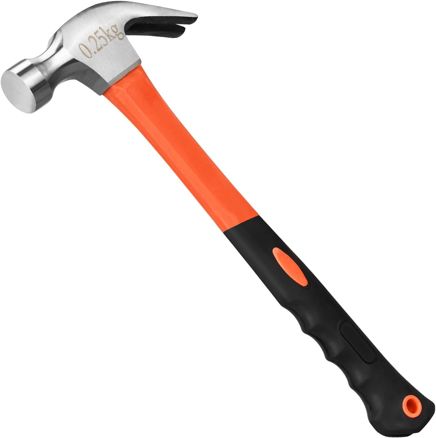 forged high-carbon steel head with finely polished smooth face