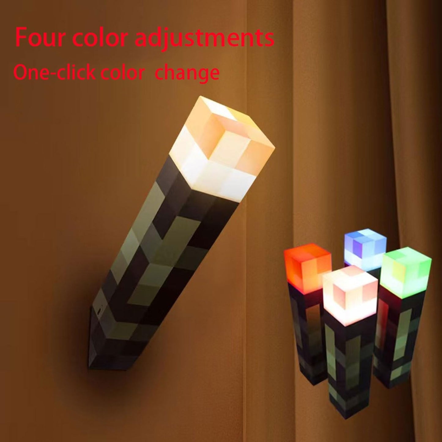 four-color light mode: red, yellow, green, and blue