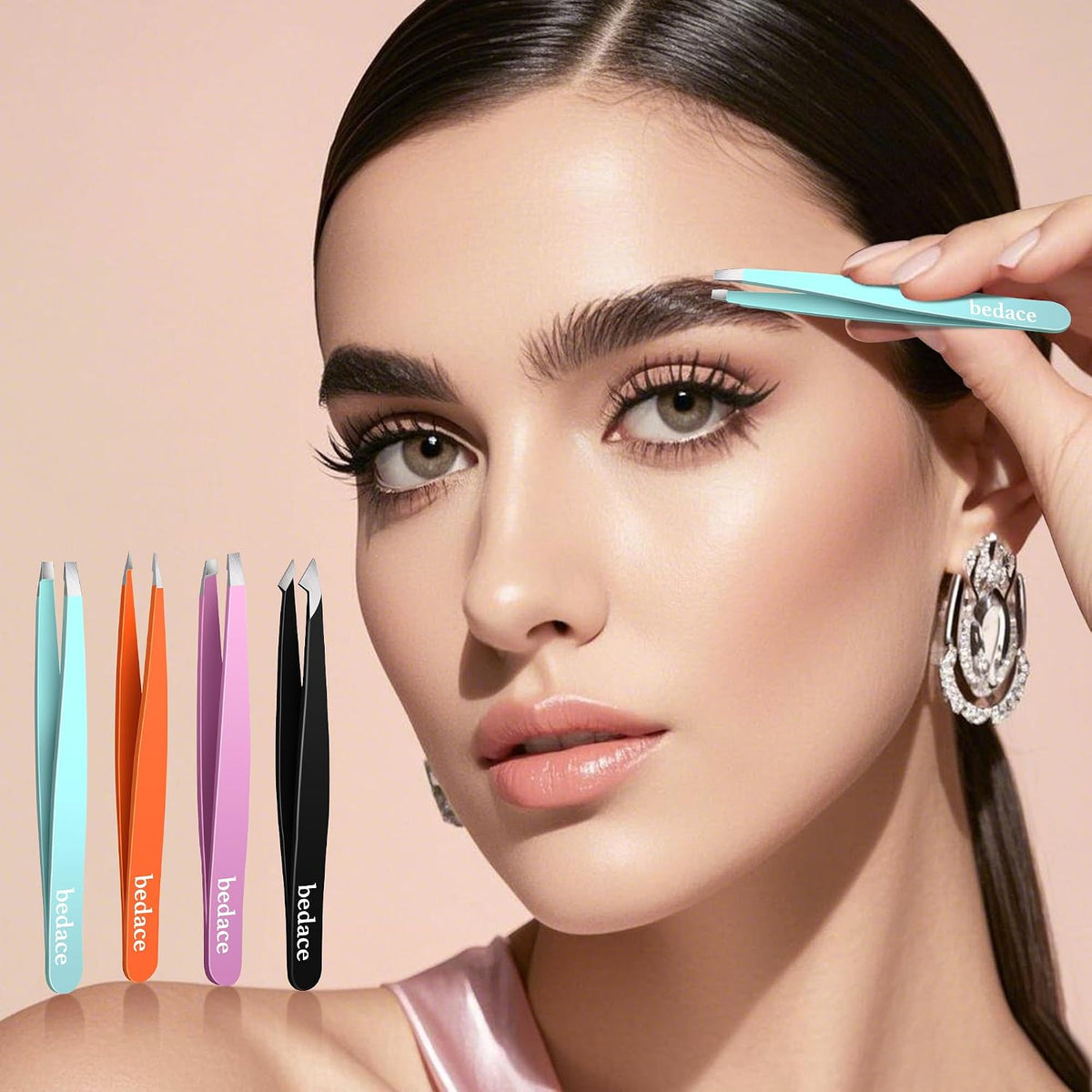 four tip types: slant, pointed, flat, and hook in one set