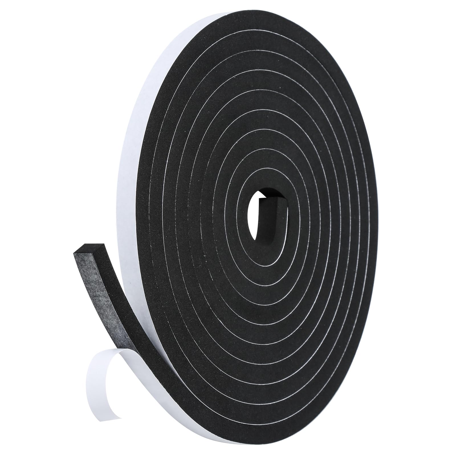 Fowong Weather Stripping Seal – Home Office Door & Window Draft Stopper for Focused Remote Work, 16ft Foam Insulation Tape