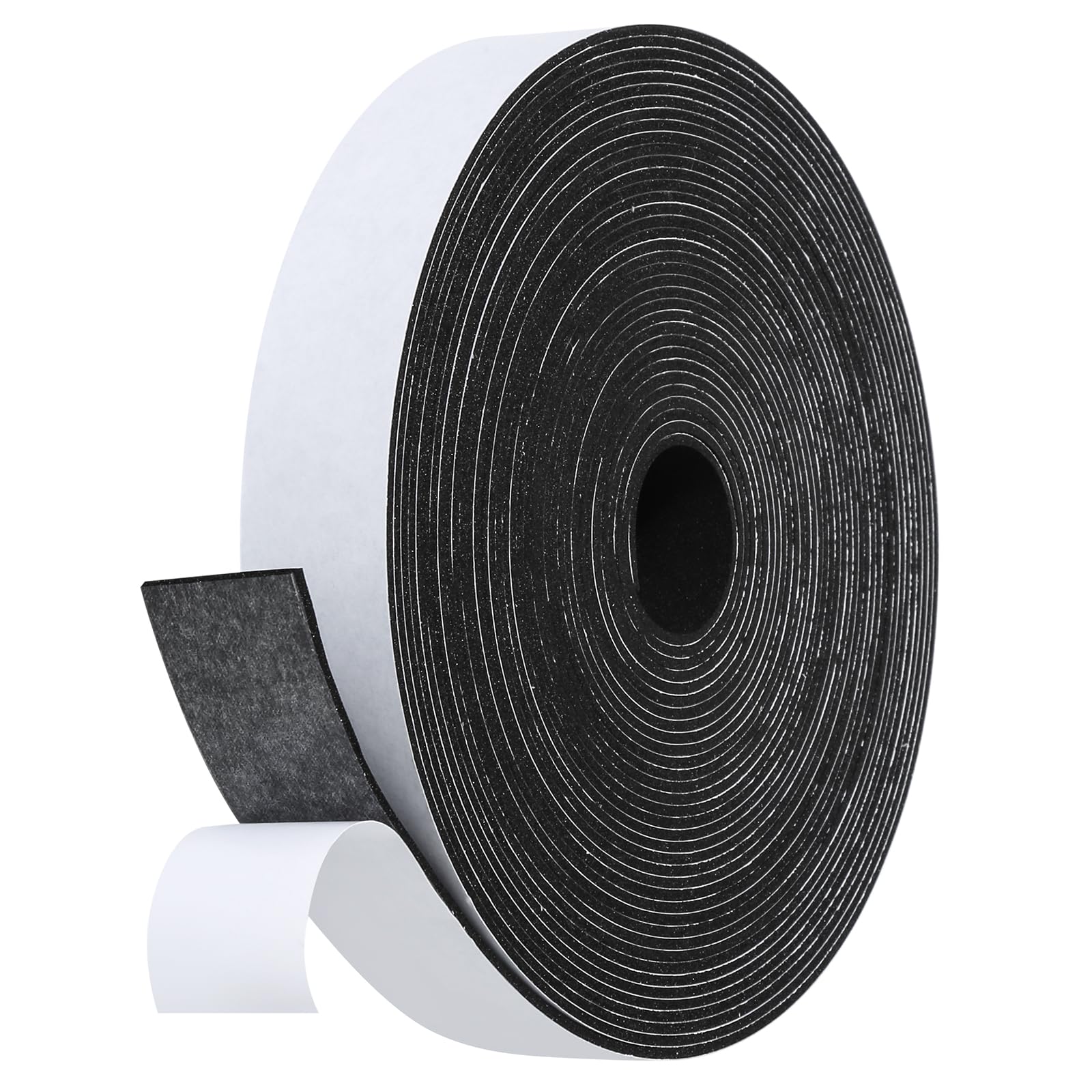 Fowong Weather Stripping Seal – Home Office Door & Window Draft Stopper for Focused Remote Work, 16ft Foam Insulation Tape