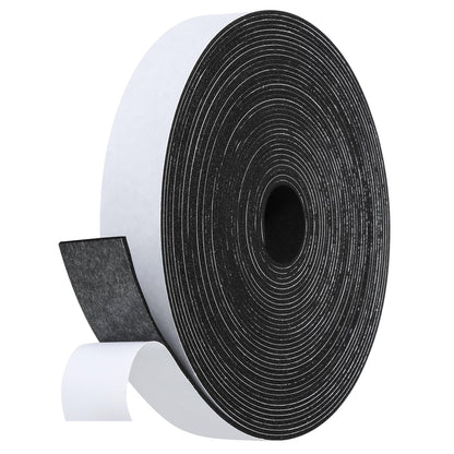 Fowong Weather Stripping Seal – Home Office Door & Window Draft Stopper for Focused Remote Work, 16ft Foam Insulation Tape