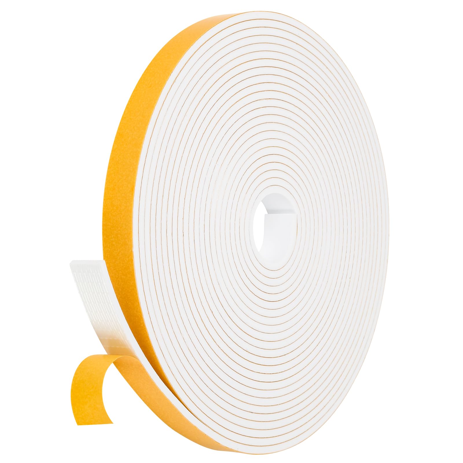 Fowong Weather Stripping Seal – Home Office Door & Window Draft Stopper for Focused Remote Work, 16ft Foam Insulation Tape