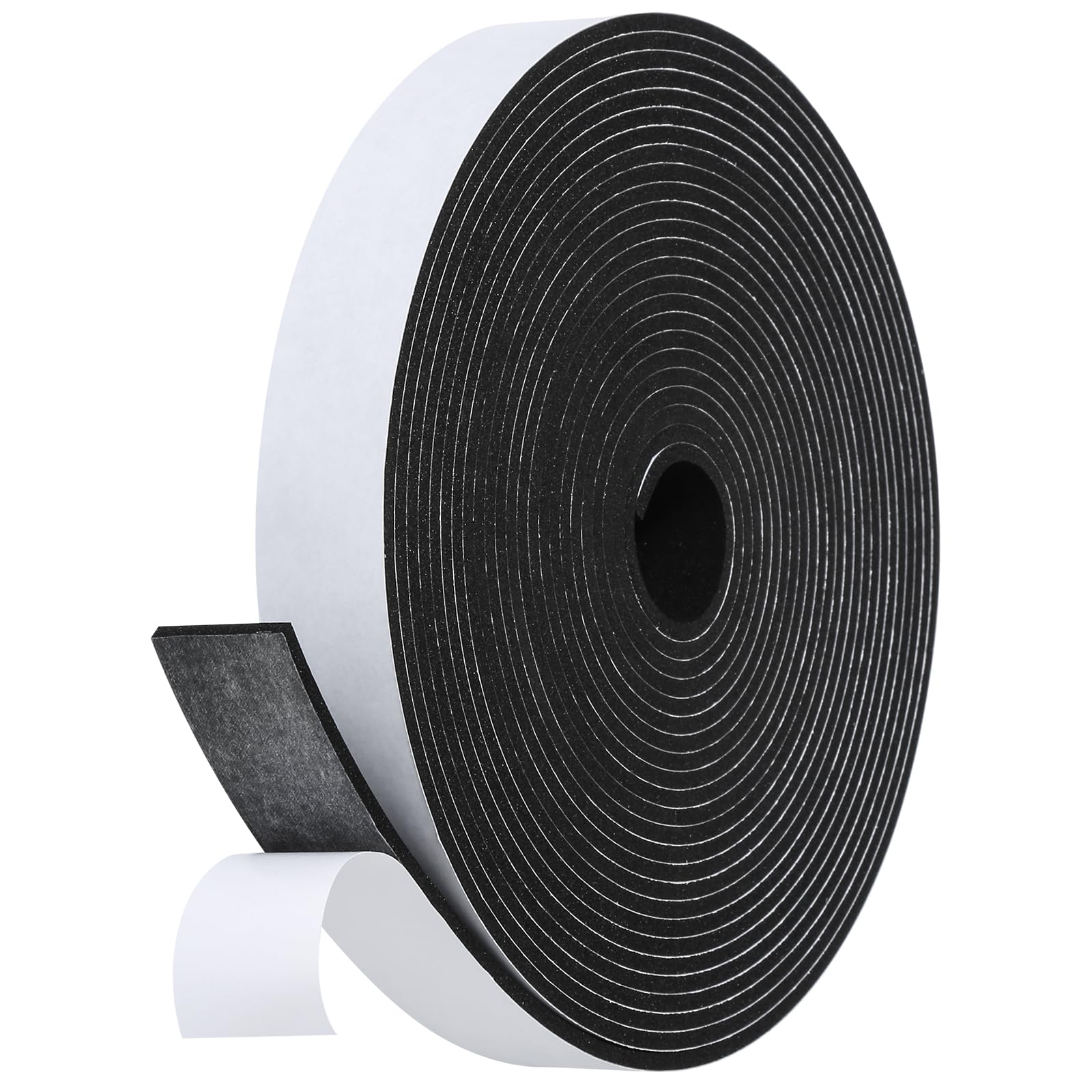 Fowong Weather Stripping Seal – Home Office Door & Window Draft Stopper for Focused Remote Work, 16ft Foam Insulation Tape