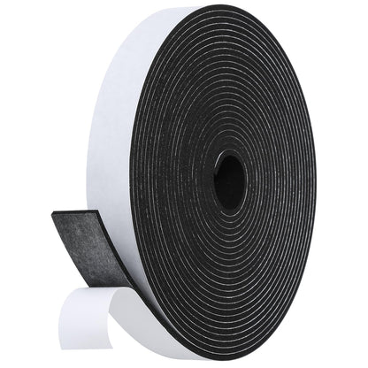 Fowong Weather Stripping Seal – Home Office Door & Window Draft Stopper for Focused Remote Work, 16ft Foam Insulation Tape