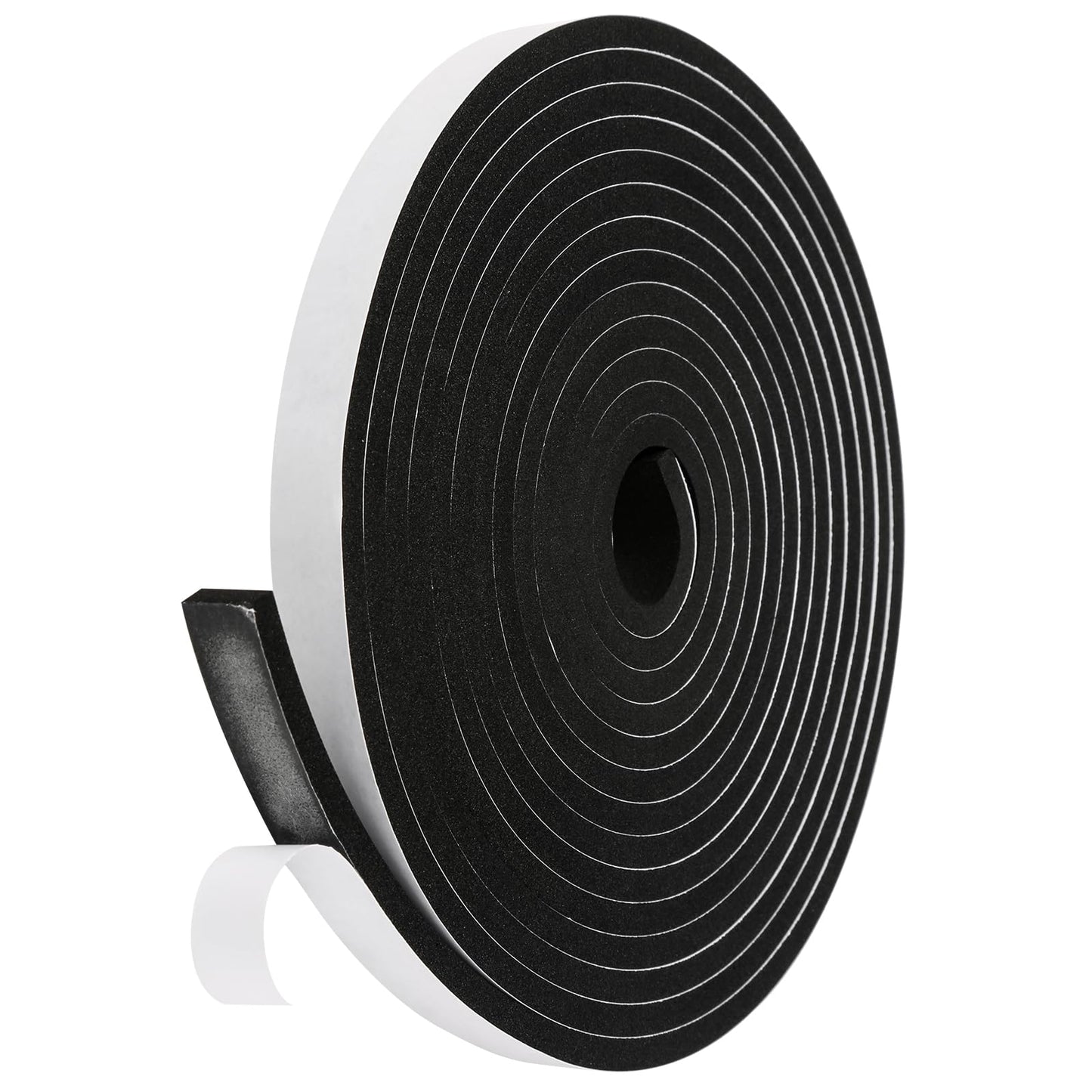 Fowong Weather Stripping Seal – Home Office Door & Window Draft Stopper for Focused Remote Work, 16ft Foam Insulation Tape