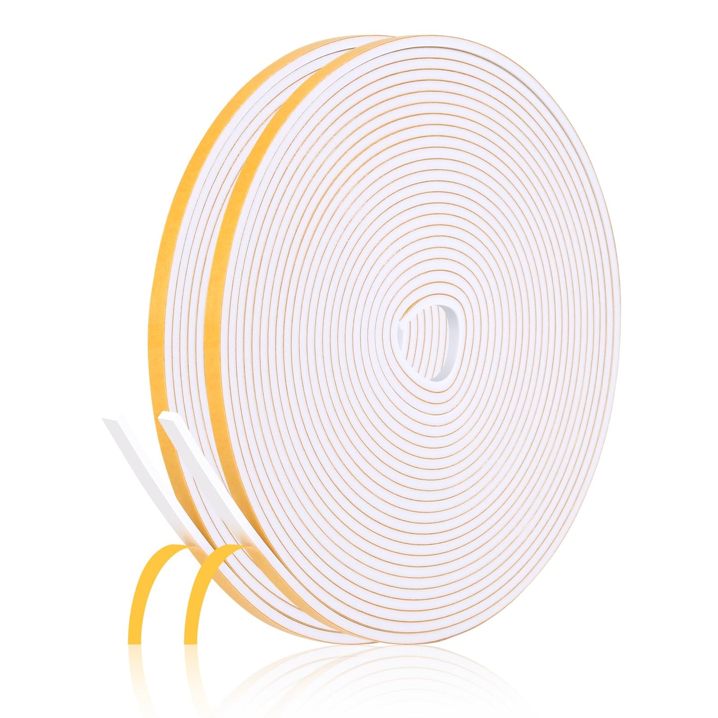 Fowong Weather Stripping Seal – Home Office Door & Window Draft Stopper for Focused Remote Work, 16ft Foam Insulation Tape