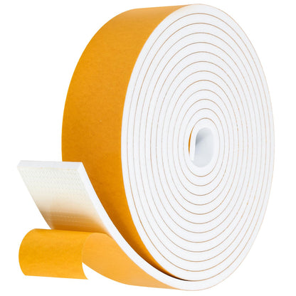 Fowong Weather Stripping Seal – Home Office Door & Window Draft Stopper for Focused Remote Work, 16ft Foam Insulation Tape
