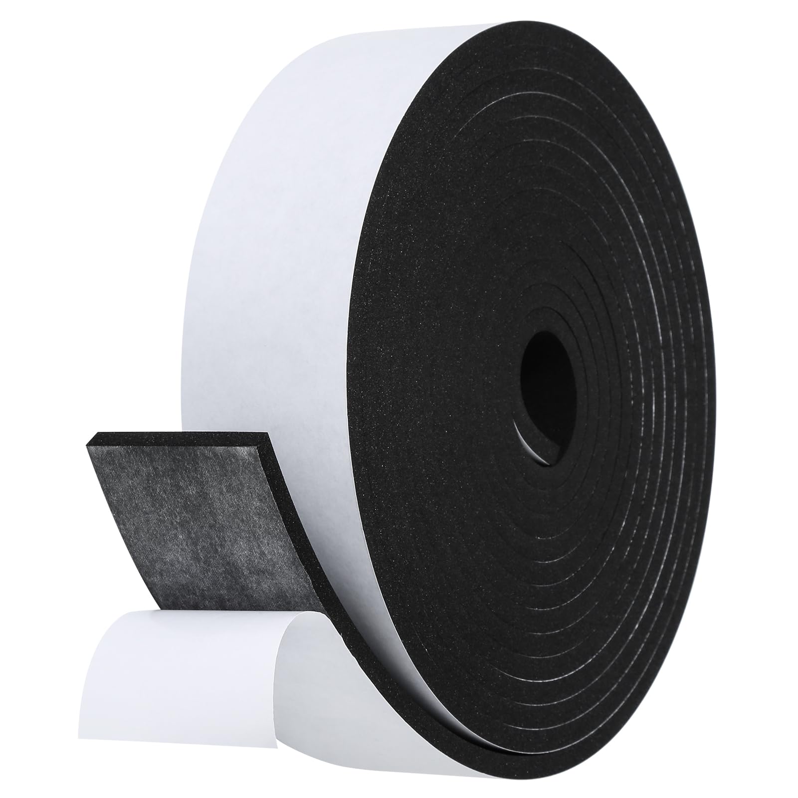Fowong Weather Stripping Seal – Home Office Door & Window Draft Stopper for Focused Remote Work, 16ft Foam Insulation Tape