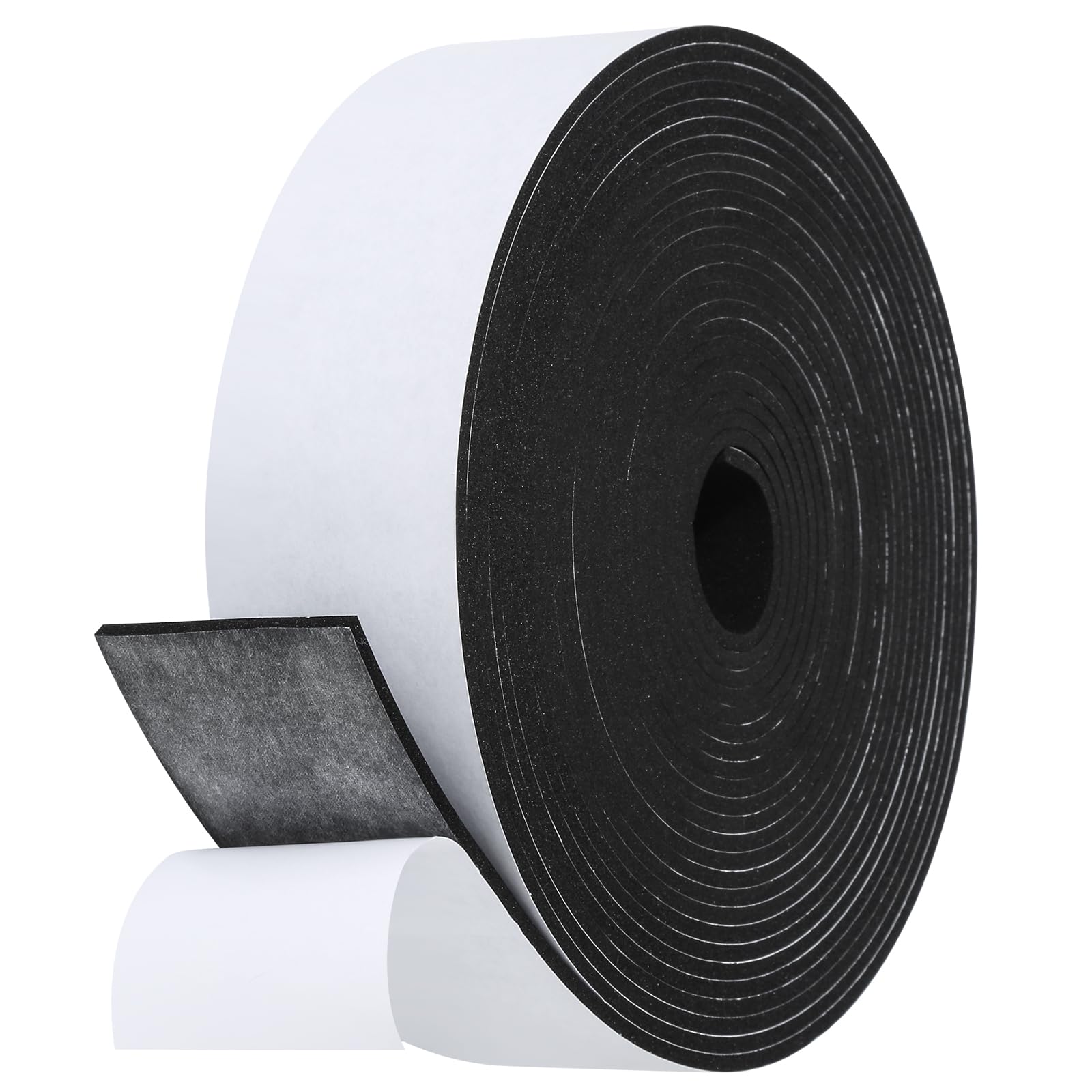 Fowong Weather Stripping Seal – Home Office Door & Window Draft Stopper for Focused Remote Work, 16ft Foam Insulation Tape