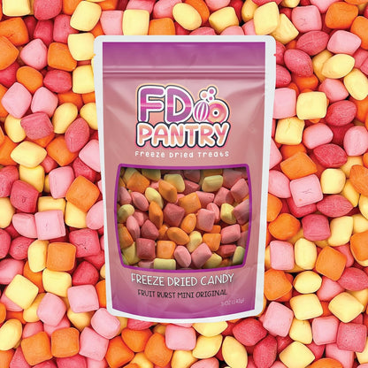 Freeze Dried Fruit Bursts Candy – Novelty Easter Gift for Grandchildren and Party Favor Bags, Gluten-Free Mini Crunchy Fruit Candy 5oz