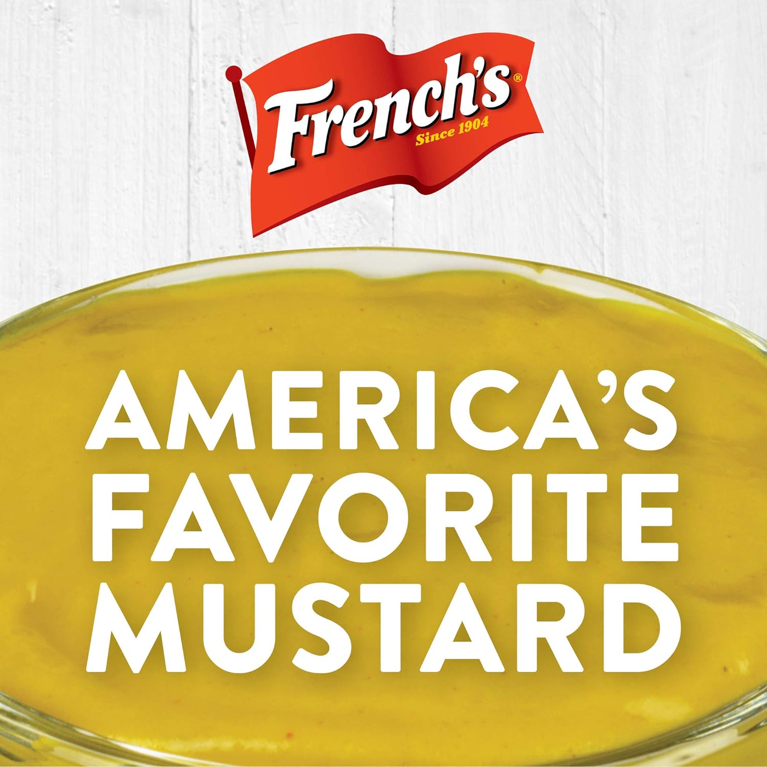 French's Classic Yellow Mustard, 30 oz Squeeze Bottle – Kid-Friendly Condiment for Family Cookouts and Backyard Grilling