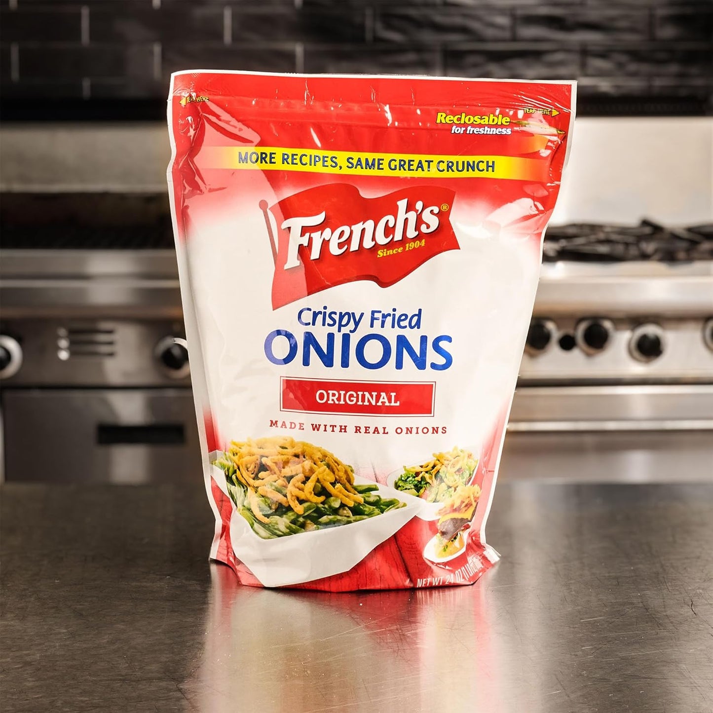 French's Original Crispy Fried Onions 24 oz – Thoughtful Hostess Gift for Holiday Entertainers