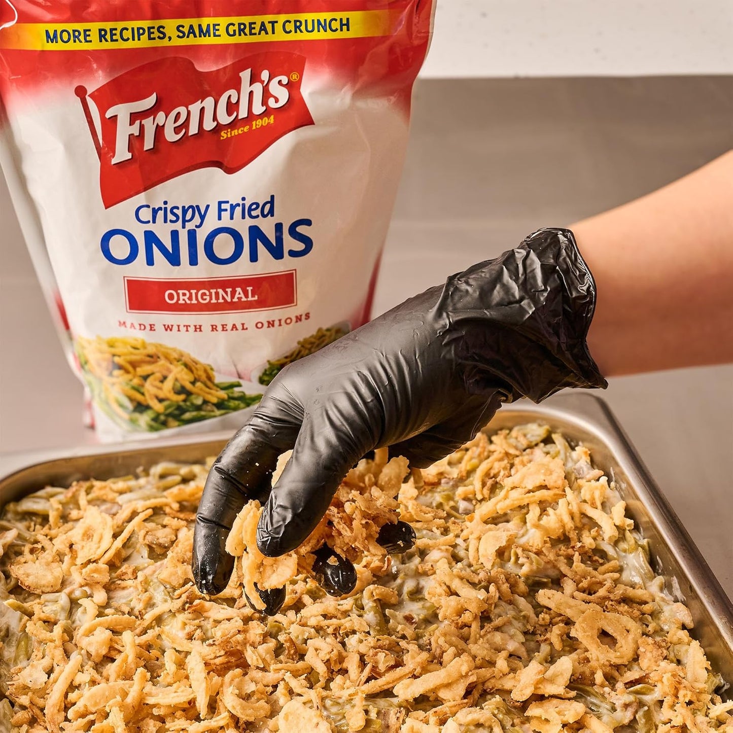 French's Original Crispy Fried Onions 24 oz – Thoughtful Hostess Gift for Holiday Entertainers