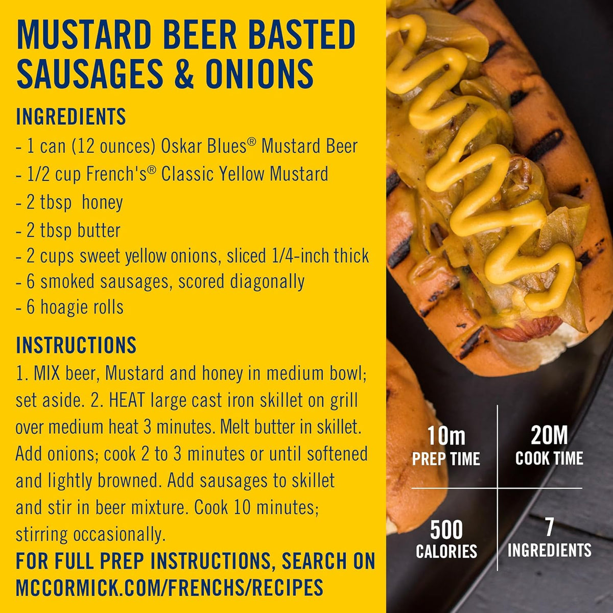 French's Stone-Ground Yellow Mustard – Kid-Friendly Condiment for Sandwiches, Chicken Tenders & Dips, 14 oz