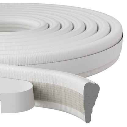 FrostGuard Wedge Foam Weather Stripping – Cozy Bedroom Window Frame Seal, Draft Stopper for Winter Decor