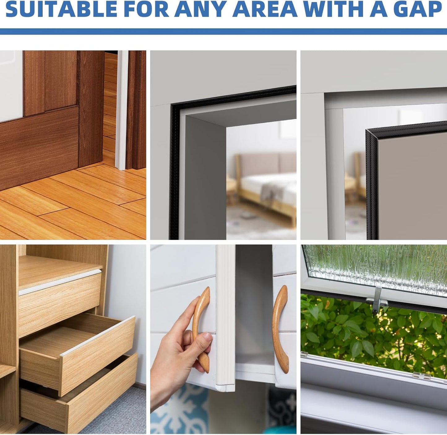 FrostGuard Wedge Foam Weather Stripping – Cozy Bedroom Window Frame Seal, Draft Stopper for Winter Decor