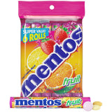 Mentos Chewy Mint Candy Roll – Office Break Room Shareable Treat, Bulk 12 Pack Mint and Fruit for Meeting Rooms