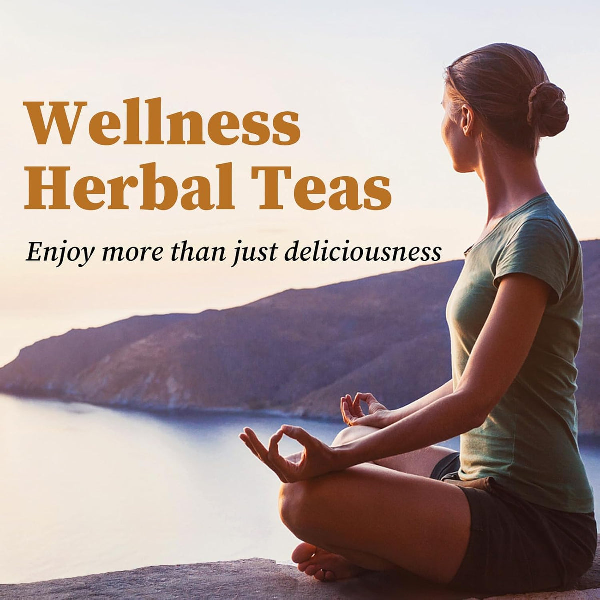 FullChea Lemon Ginger Herbal Tea – Warming Non-GMO Bedtime Blend for Mindful Self-Care Routines