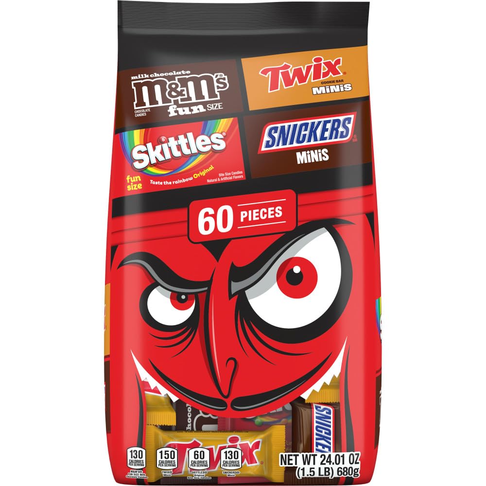 fun size and minis individually wrapped portions for easy sharing