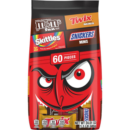 fun size and minis individually wrapped portions for easy sharing