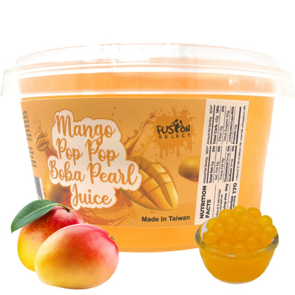 Fusion Select Strawberry Bursting Boba – Safe Kid-Friendly Topping for DIY Boba Bar at Family Parties