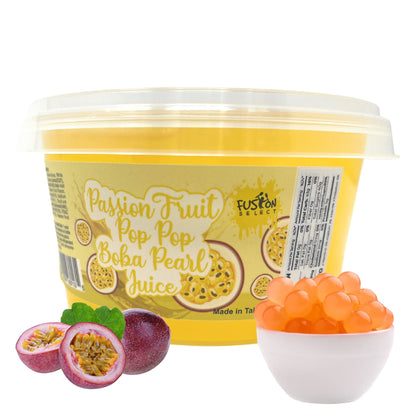 Fusion Select Strawberry Bursting Boba – Safe Kid-Friendly Topping for DIY Boba Bar at Family Parties