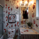 BloodyHome Complete 12-Piece Bloody Wall Decor Kit – Thoughtful Halloween Gift for Friends Who Love to Decorate