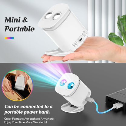 Galaxy Projector Gift for Her – Romantic Star Ceiling Lamp with Remote and Timer for Birthday and Valentine's Day