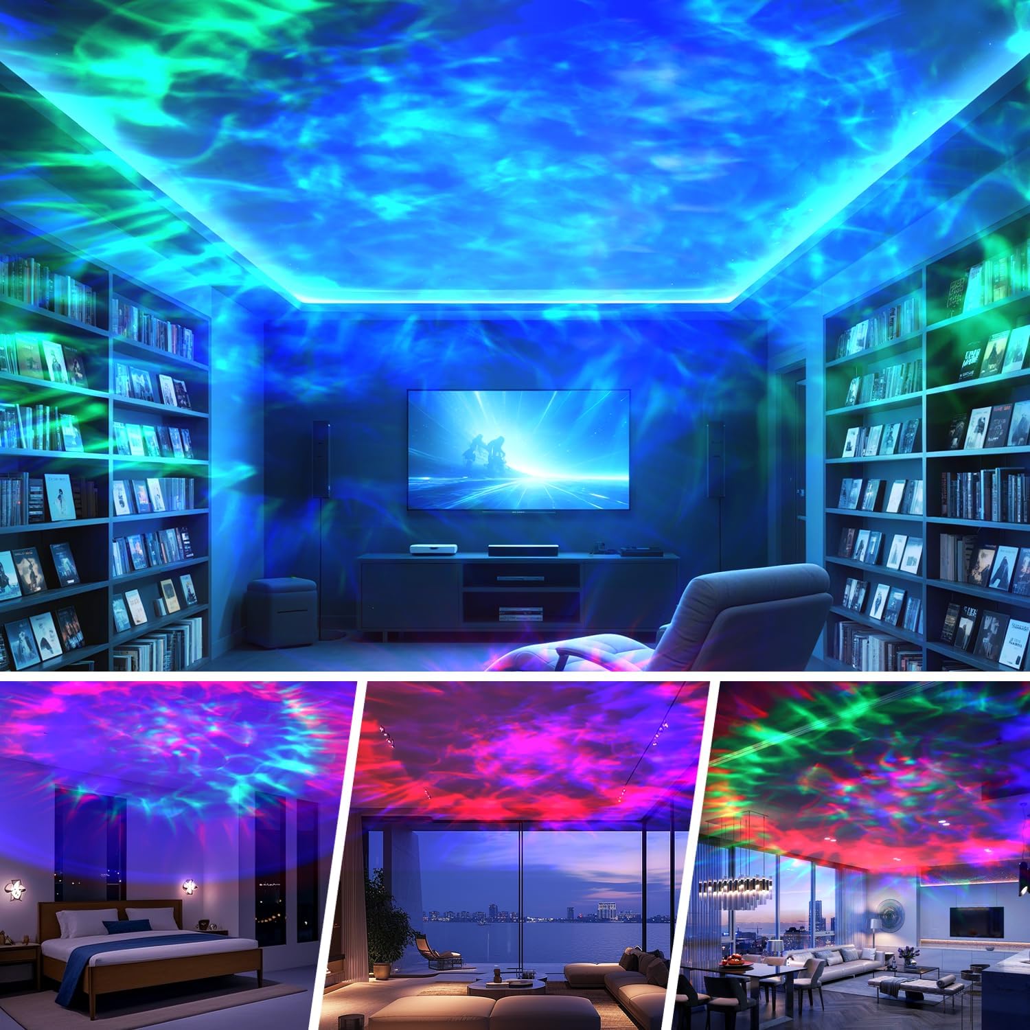 Galaxy Projector Gift for Her – Romantic Star Ceiling Lamp with Remote and Timer for Birthday and Valentine's Day
