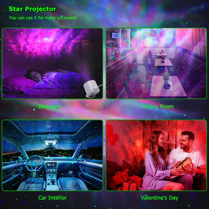 Galaxy Projector Star Night Light with Remote – Unique Birthday Gift for Women, Mom, and Her, Aurora Bedroom Decor and Party Ambiance