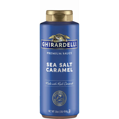 Ghirardelli Caramel Sauce Squeeze Bottle – Everyday Topping for Home Coffee Bars and Sundae Nights
