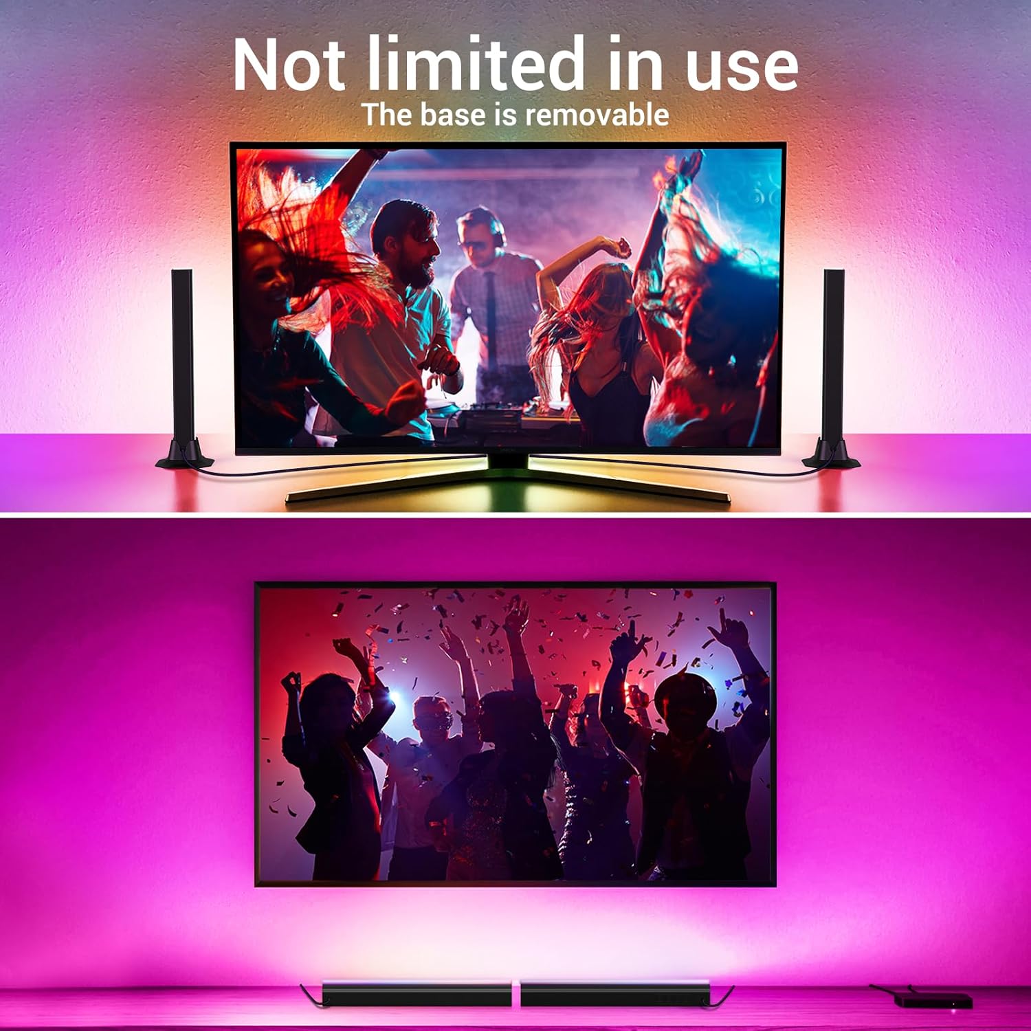 GiftBrand RGB Light Bar – Music Sync LED Bar Gift for Gamer, USB Powered Monitor Backlight for Birthday