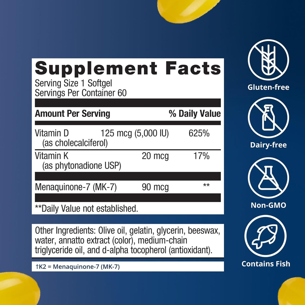 gluten-free, non-gmo formulation with third-party testing