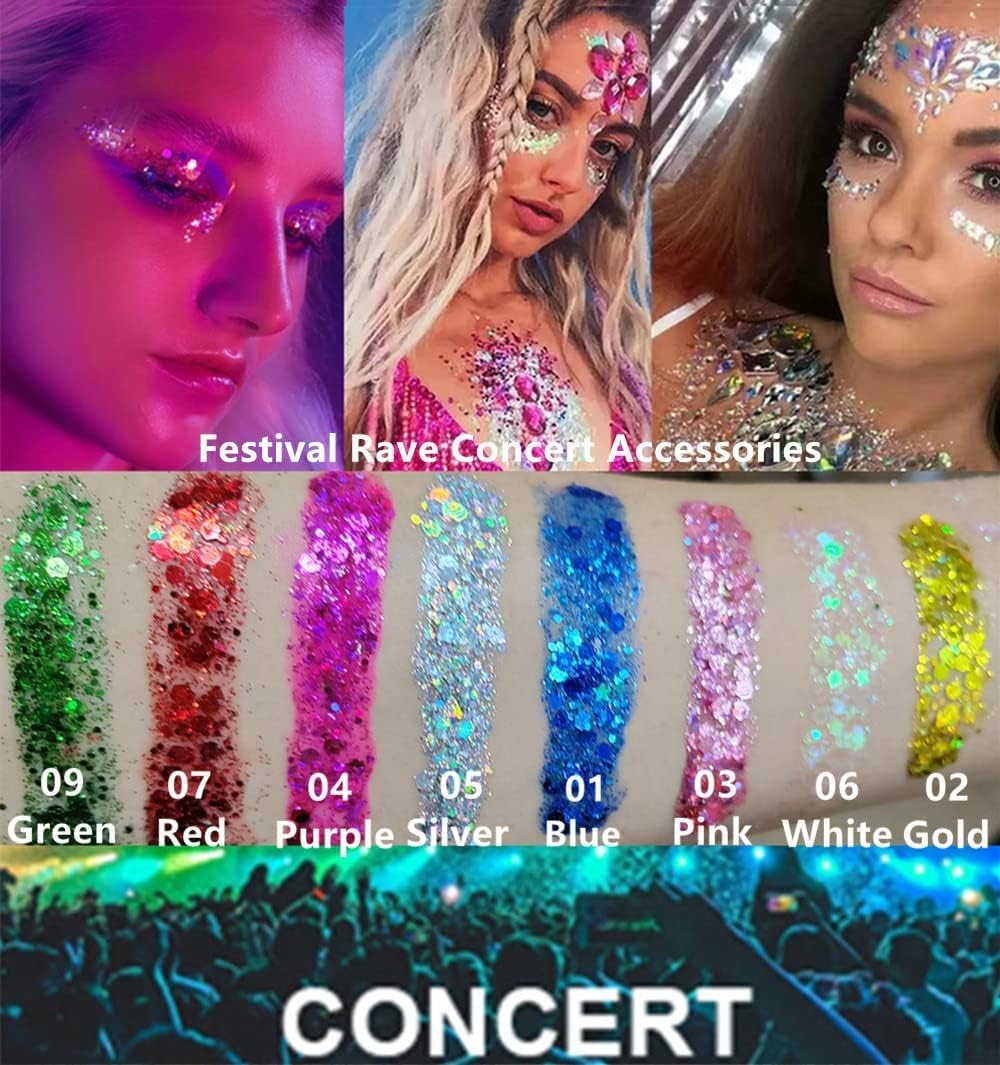 Go Ho Chunky Festival Glitter – Valentine's Day and Galentine's Gift for the Rave Loving Bestie in Your Life