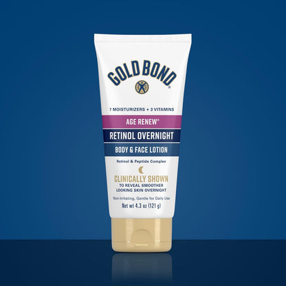 Gold Bond Age Renew Day & Night Duo Lotion – Two-Step Anti-Aging System for an Uncluttered Vanity