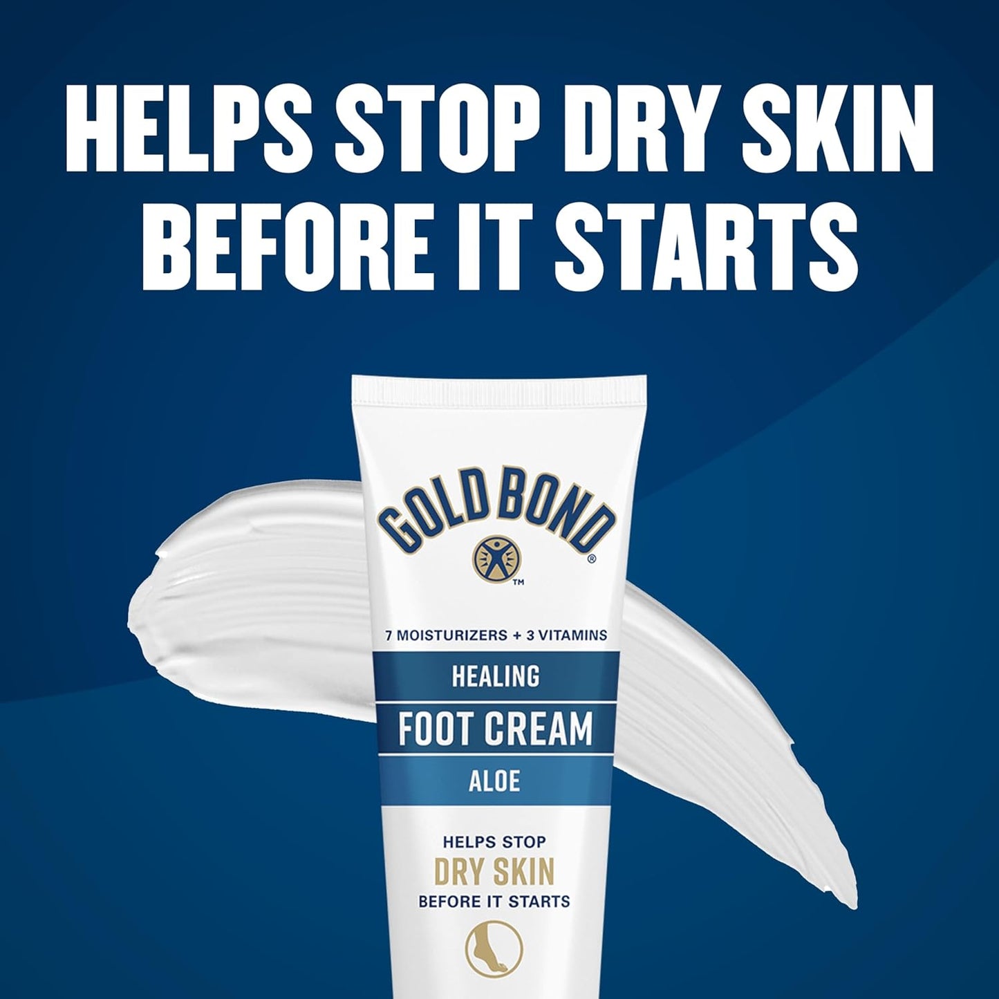 Gold Bond Healing Foot Cream – Thoughtful Self-Care Gift for Mom, Women, and Seniors, 4 oz