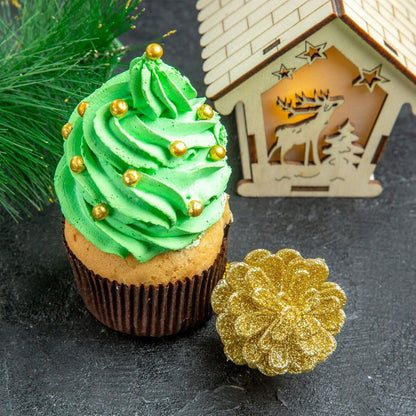 Gold Sprinkles for Cake Decorating – Shimmer Pearl Toppings for Home Dessert Table Styling and Holiday Displays